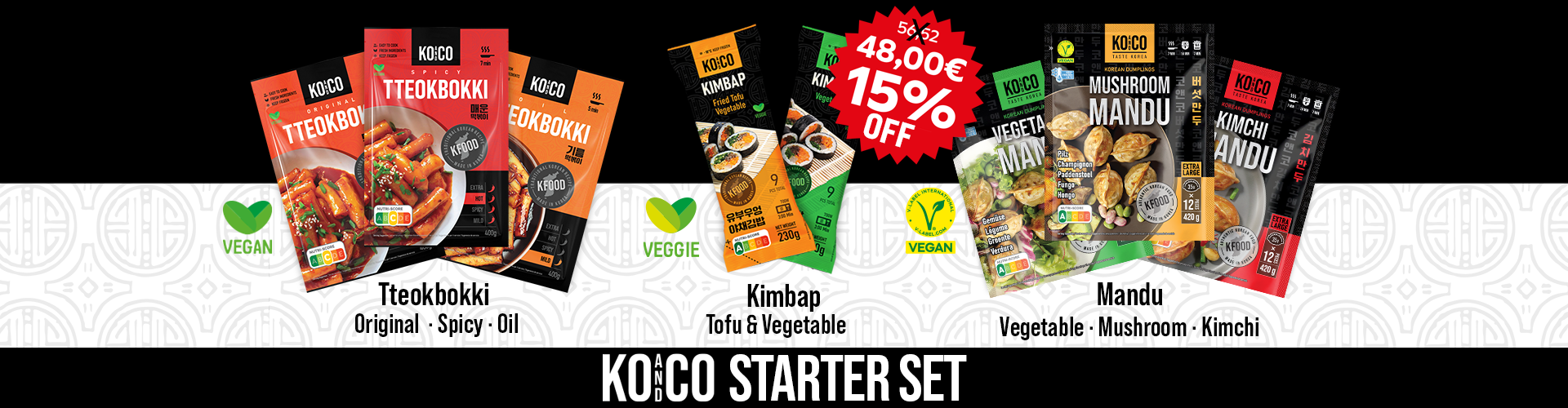 KO&CO Starter Set 15% off